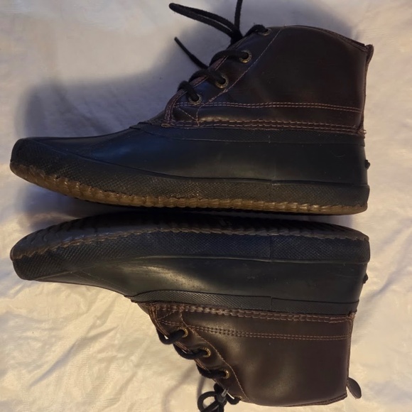 Sperry Men's Breakwater Duck Boots, Leather and Rubber, size 9.5 - Picture 6 of 8